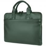 Geanta universala Tucano Isotta Superslim pentru laptop 13/14 inch, Piele ecologica / Poliuretan, Verde 3 - lerato.ro