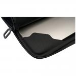 Husa Tucano Velluto 2 Sleeve compatibila cu laptop 16 inch, Neopren / Catifea, Negru 5 - lerato.ro