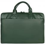 Geanta universala Tucano Isotta Superslim pentru laptop 15.6 inch, Piele ecologica / Poliuretan, Verde 2 - lerato.ro