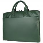 Geanta universala Tucano Isotta Superslim pentru laptop 15.6 inch, Piele ecologica / Poliuretan, Verde 3 - lerato.ro