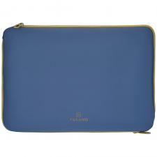 Gadgeturi, Husa laptop din neopren Tucano Doppio compatibila cu laptop 15.6 inch / MacBook Pro 16 inch, Albastru, lerato.ro