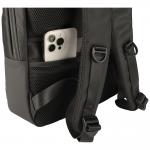 Rucsac pentru laptop Tucano Planet Lunar compatibil cu laptop de pana la 15.6 inch / MacBook Pro 16 inch, Buzunare multiple, 33 × 45 × 11 cm, Negru 8 - lerato.ro