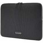 Husa din neopren Tucano Colore Sleeve compatibila cu laptop 12-13 inch, Negru 3 - lerato.ro