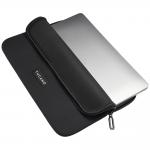 Husa din neopren Tucano Colore Sleeve compatibila cu laptop 12-13 inch, Negru 8 - lerato.ro