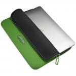 Husa din neopren Tucano Colore Sleeve compatibila cu laptop 12-13 inch, Verde 6 - lerato.ro