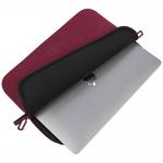 Husa din neopren Tucano Melange Sleeve compatibila cu laptop 13-14 inch, Burgundy 9 - lerato.ro