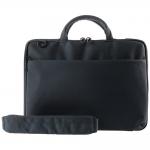 Geanta Tucano Darkolor Slim compatibila cu laptop 13 / 14 inch, Curea reglabila si detasabila, Negru 3 - lerato.ro