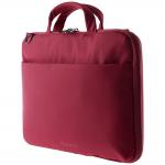 Geanta Tucano Darkolor Slim compatibila cu laptop 13 / 14 inch, Curea reglabila si detasabila, Rosu 3 - lerato.ro