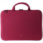 Geanta Tucano Darkolor Slim compatibila cu laptop 13 / 14 inch, Curea reglabila si detasabila, Rosu 4 - lerato.ro