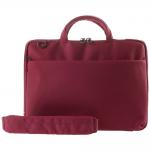 Geanta Tucano Darkolor Slim compatibila cu laptop 13 / 14 inch, Curea reglabila si detasabila, Rosu 5 - lerato.ro