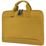 Geanta laptop Tucano Smilza Superslim compatibila cu laptop 14 inch, Mustard 3 - lerato.ro