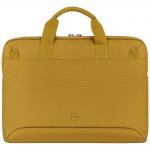 Geanta laptop Tucano Smilza Superslim compatibila cu laptop 14 inch, Mustard 4 - lerato.ro