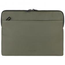 Husa laptop Tucano Gommo Sleeve compatibila cu laptop 14 inch / MacBook Air 15 inch, Poliuretan cauciucat, Waterproof, Verde
