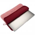 Husa din neopren Tucano Velluto 2 Sleeve compatibila cu laptop 12 inch / MacBook Air / Pro 13 inch, Roz 8 - lerato.ro