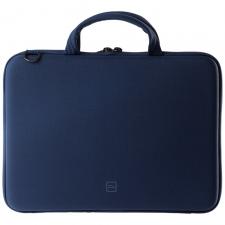 Geanta Tucano Darkolor Slim compatibila cu laptop 13 / 14 inch, Curea reglabila si detasabila, Albastru
