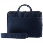 Geanta Tucano Darkolor Slim compatibila cu laptop 13 / 14 inch, Curea reglabila si detasabila, Albastru 4 - lerato.ro