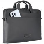 Geanta Tucano Work Out 5 compatibila cu laptop 14 inch, Curea reglabila si detasabila, Negru 6 - lerato.ro