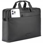 Geanta Tucano Work Out 5 compatibila cu laptop 16 inch, Curea reglabila si detasabila, Negru 4 - lerato.ro
