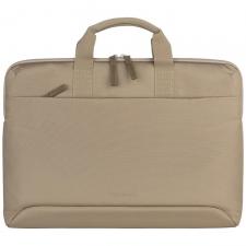 Huse Laptop, Geanta laptop Tucano Smilza Superslim compatibila cu laptop 15.6 inch / MacBook Pro 16 inch, Bej, lerato.ro