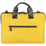 Geanta laptop Tucano Gommo compatibila cu laptop 14 inch, Galben 2 - lerato.ro