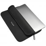 Husa laptop din neopren Tucano Colore compatibila cu laptop 14 inch, Negru 8 - lerato.ro