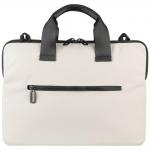Geanta laptop Tucano Gommo compatibila cu laptop 14 inch, Alb 2 - lerato.ro