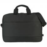 Geanta laptop Tucano Global compatibila cu laptop 15.6 inch, Curea ajustabila, Negru 2 - lerato.ro