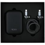 Adaptor retea TUMI Travel Adapter, 1x USB-A, 1x USB-C, 25W, Cablu USB-C 1.5m inclus, Negru 9 - lerato.ro