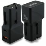 Adaptor retea TUMI Travel Adapter, 1x USB-A, 1x USB-C, 25W, Negru 3 - lerato.ro