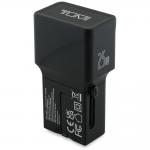 Adaptor retea TUMI Travel Adapter, 1x USB-A, 1x USB-C, 25W, Negru 4 - lerato.ro