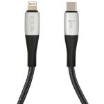 Cablu pentru incarcare si transfer de date Tumi TUCCSMFI, USB-C la Lightning, 1.5m, Negru 3 - lerato.ro