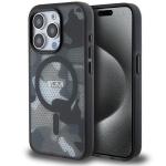 Carcasa Tumi Frosted Camo Print cu MagSafe compatibila cu iPhone 15 Pro, Negru 4 - lerato.ro