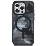 Carcasa Tumi Frosted Camo Print cu MagSafe compatibila cu iPhone 15 Pro, Negru 2 - lerato.ro