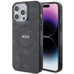 Carcasa Tumi Frosted Camo Print cu MagSafe compatibila cu iPhone 15 Pro Max, Negru 4 - lerato.ro