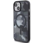 Carcasa Tumi Frosted Camo Print cu MagSafe compatibila cu iPhone 13 / 14 / 15, Negru 3 - lerato.ro