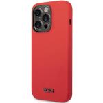 Husa Tumi Liquid Silicone compatibila cu iPhone 14 Pro, Rosu 3 - lerato.ro
