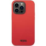 Husa Tumi Liquid Silicone compatibila cu iPhone 14 Pro, Rosu 4 - lerato.ro