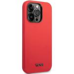 Husa Tumi Liquid Silicone compatibila cu iPhone 14 Pro, Rosu 5 - lerato.ro