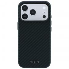 Husa Tumi Carbon cu MagSafe compatibila cu iPhone 18 Pro / 17 Pro, Negru