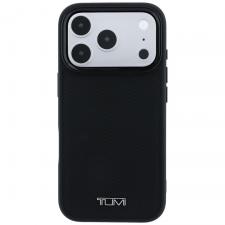 Huse si carcase iPhone 17 Pro, Husa Tumi Leather Ballistic Pattern cu MagSafe compatibila cu iPhone 18 Pro / 17 Pro, Negru, lerato.ro