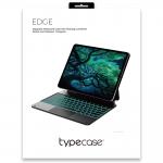 Husa cu tastatura Typecase Edge compatibila cu iPad Air 13 inch 2024 / 2025, Negru 20 - lerato.ro