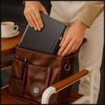 Husa cu tastatura Typecase Edge compatibila cu iPad Air 11 inch 2024 / 2025, Albastru 18 - lerato.ro