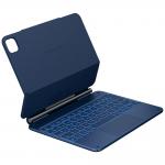Husa cu tastatura Typecase Edge compatibila cu iPad Air 11 inch 2024 / 2025, Albastru 6 - lerato.ro