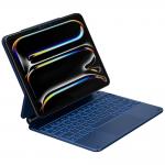 Husa cu tastatura Typecase Edge compatibila cu iPad Air 11 inch 2024 / 2025, Albastru 8 - lerato.ro