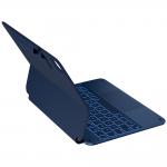 Husa cu tastatura Typecase Edge compatibila cu iPad Air 11 inch 2024 / 2025, Albastru 11 - lerato.ro