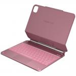 Husa cu tastatura Typecase Edge compatibila cu iPad Air 13 inch 2024 / 2025, Roz 5 - lerato.ro