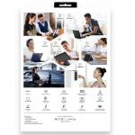 Husa cu tastatura Typecase Flexbook Touch compatibila cu iPad 10.9 inch 2022 / iPad 11 inch 2025, Negru 25 - lerato.ro