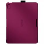 Husa cu tastatura Typecase Flexbook Touch compatibila cu iPad 10.9 inch 2022 / iPad 11 inch 2025, Visiniu 3 - lerato.ro