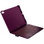 Husa cu tastatura Typecase Flexbook Touch compatibila cu iPad 10.9 inch 2022 / iPad 11 inch 2025, Visiniu 6 - lerato.ro