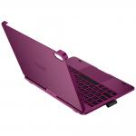 Husa cu tastatura Typecase Flexbook Touch compatibila cu iPad 10.9 inch 2022 / iPad 11 inch 2025, Visiniu 10 - lerato.ro